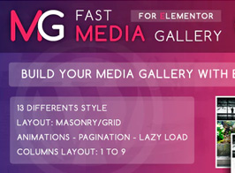Fast Media Gallery For Elementor – WordPress Plugin