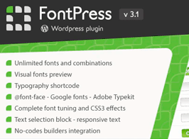 FontPress – WordPress Font Manager