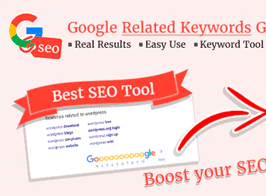 Google Related Keywords Generator – WordPress SEO Keyword Planner & Tool