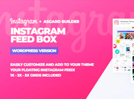Social Photos Feed Box WordPress Plugin