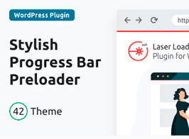 Laser Loader — Stylish Progress Bar Preloader
