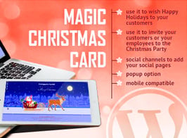 Magic Christmas Card With Animation – WordPress Plugin