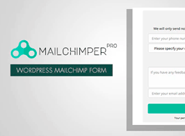 MailChimper PRO – WordPress MailChimp Signup Form Plugin