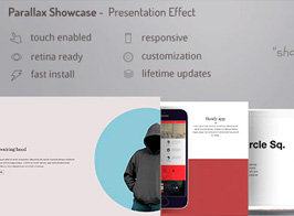 Parallax Showcase Effects – Present your products /w WooCommerce
