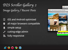 Scroller Gallery 2 – Recent Posts Teaser WordPress