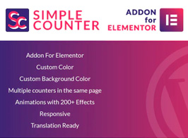 Simple Counter for Elementor WordPress Plugin