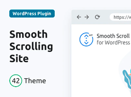 Smooth Scroll for WordPress — Site Scrolling without Jerky and Clunky Effects.