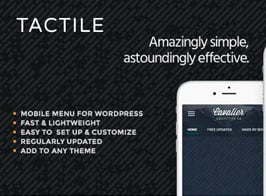 Tactile WordPress Mobile Menu Bundle