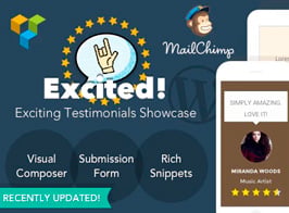 Excited Testimonials Showcase for WordPress