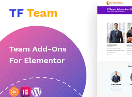 TF Team – Team Member widget For Elementor