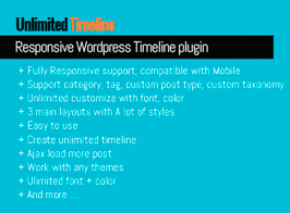 Unlimited Timeline Responsive WordPress plugin