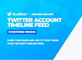 Twitter Timeline Feed WordPress Plugin