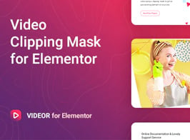 Videor – Video Clipping Mask for Elementor