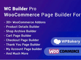 WC Builder Pro – WooCommerce Page Builder for WPBakery