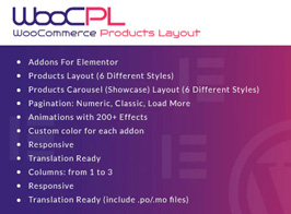 Products Layout for Elementor WooCommerce Plugin