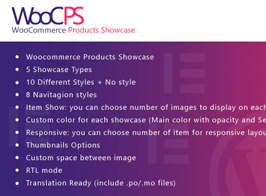 Products Showcase for Elementor WooCommerce Plugin