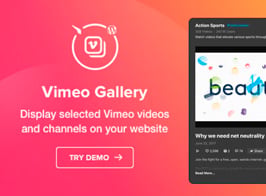 Elfsight Vimeo Gallery – WordPress Vimeo Plugin