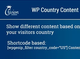 WP Country Specific Content