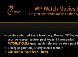 WP Watch Movies & TV Shows Online