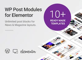 WP Post Modules for NewsPaper and Magazine Layouts (Elementor Addon)