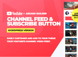 Youtube Channel Feeds and Subscribe Box WordPress Plugin