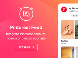 Elfsight Pinterest Feed – WordPress Pinterest plugin