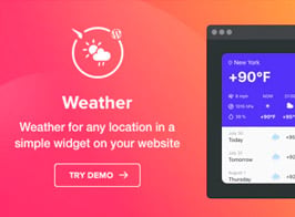 Elfsight Weather Forecast – WordPress Weather Plugin