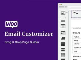 Woo Email Customizer  with Drag and Drop Email Builder