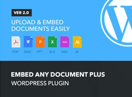 Embed Any Document Plus – WordPress Plugin
