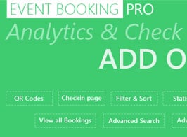 Event Booking Pro: Analytics & Checkin Addon