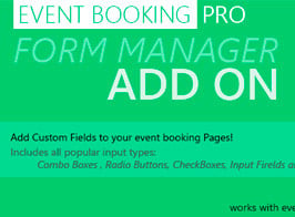 Event Booking Pro: Forms Manager Addon