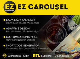 EZ Carousel – Modern WordPress Carousel Slider