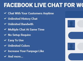 Facebook Live Chat for WordPress