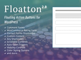 Floatton WordPress Floating Action Button with Pop-up Contents for Forms or any Custom Contents