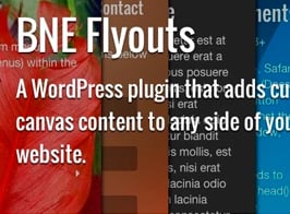 Flyouts – Off Canvas Custom Content for WordPress
