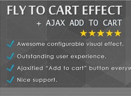 Fly to Cart Effect + Ajax add to cart – WooCommerce