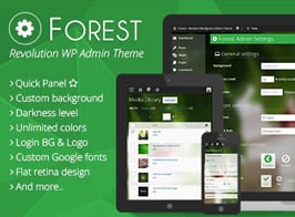 Forest – Revolution WordPress Admin Theme