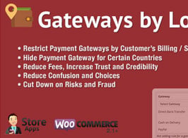 Gateways By Location WooCommerce