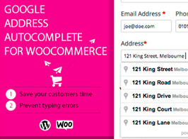Google Address Autocomplete – WooCommerce