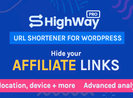 HighWayPro – Ultimate URL Shortener & Link Cloaker for WordPress