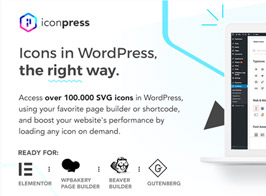 IconPress Pro – Icon Management for WordPress