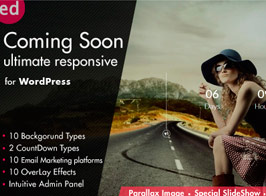 Indeed Coming Soon CountDown Responsive WordPress Plugin