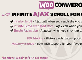Infinite Ajax Scroll – Woocommerce
