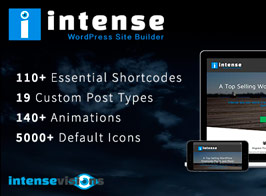 Intense Shortcodes and Site Builder for WordPress