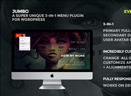 Jumbo: A 3-in-1 full-screen responsive menu for WordPress