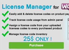 License Manager – Woocommerce