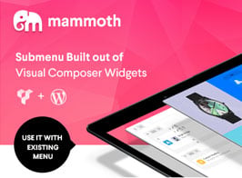 Mammoth Submenu for Visual Composer