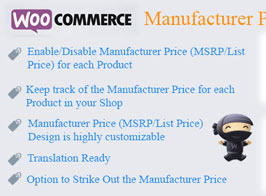 WooCommerce Manufacturer Price