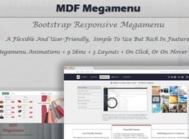MDF Megamenu – Bootstrap Responsive WordPress Megamenu