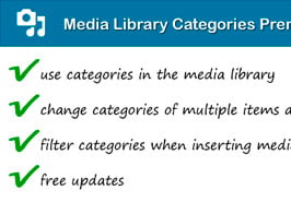 Media Library Categories Premium